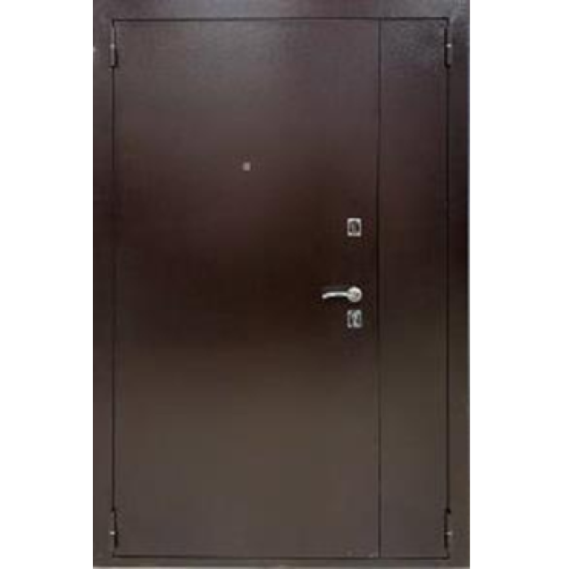 1200 мм  металл/ металл MEGA MASS шоколад букле полуторная дверь	